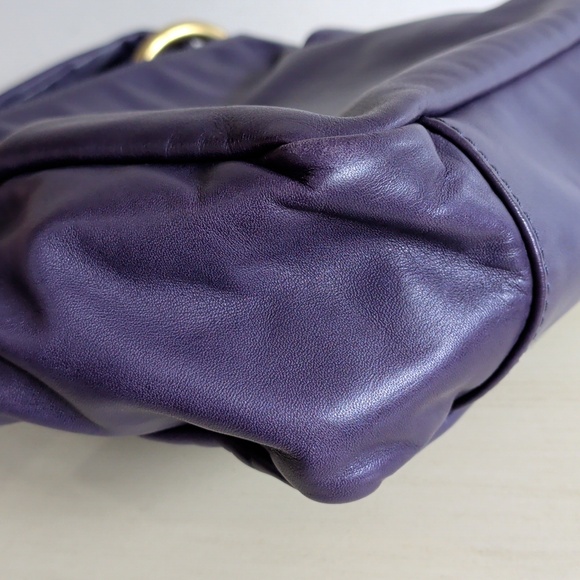 Vintage Coach Purple Shoulder Bag Handbag Y2K - Picture 8 of 11
